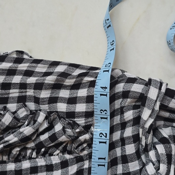 NWT SAYLOR Simona gingham mini dress size medium - Picture 10 of 13